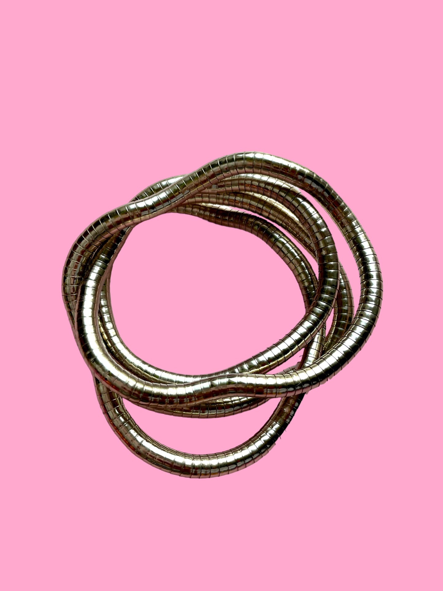 Silver wrap bracelet