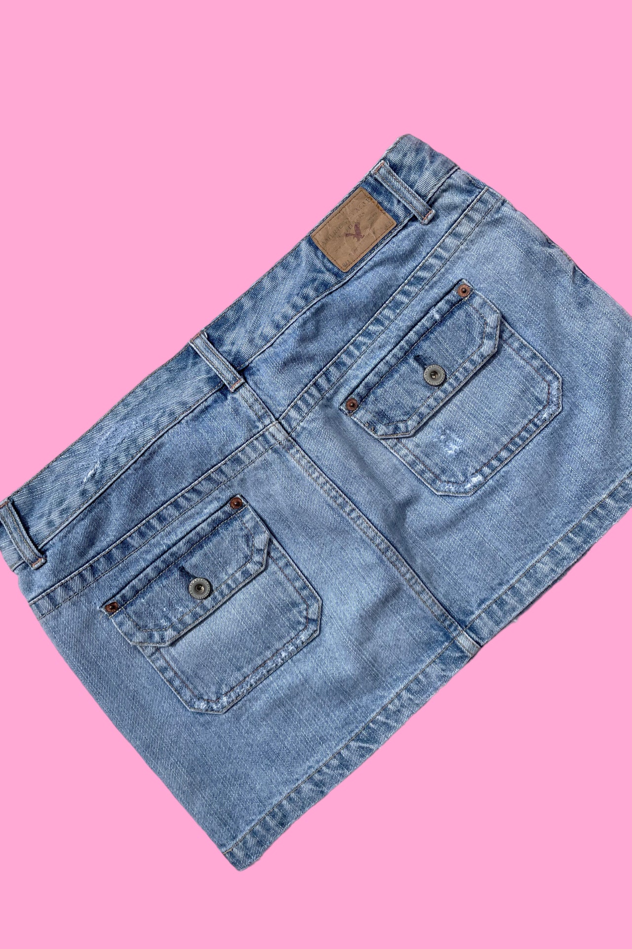 Denim Mini Y2K Skirt