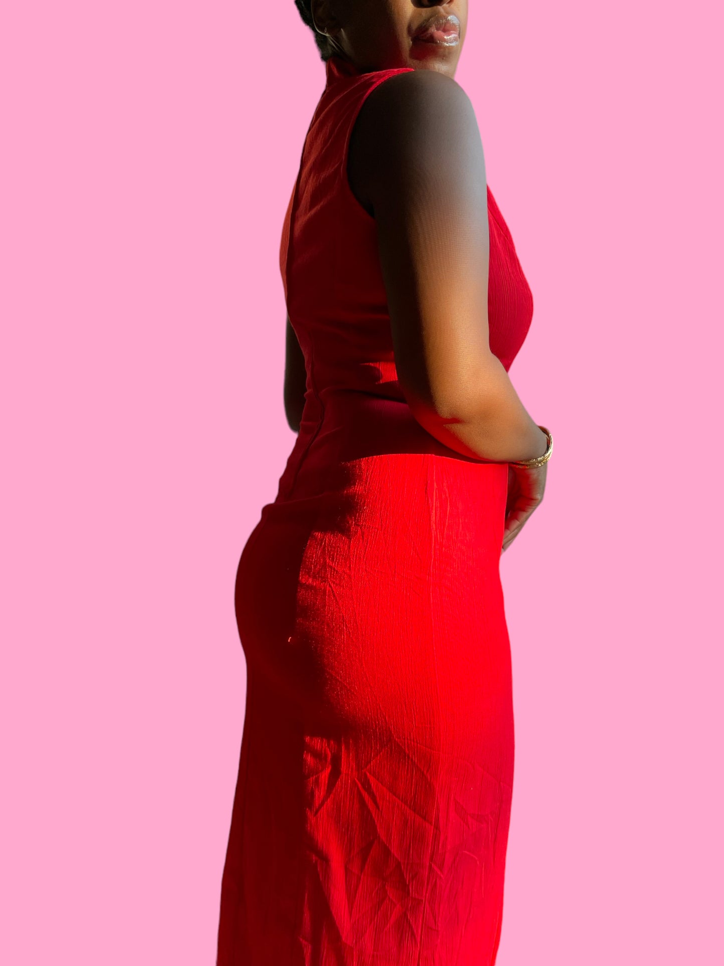 Vintage Red Maxi Dress