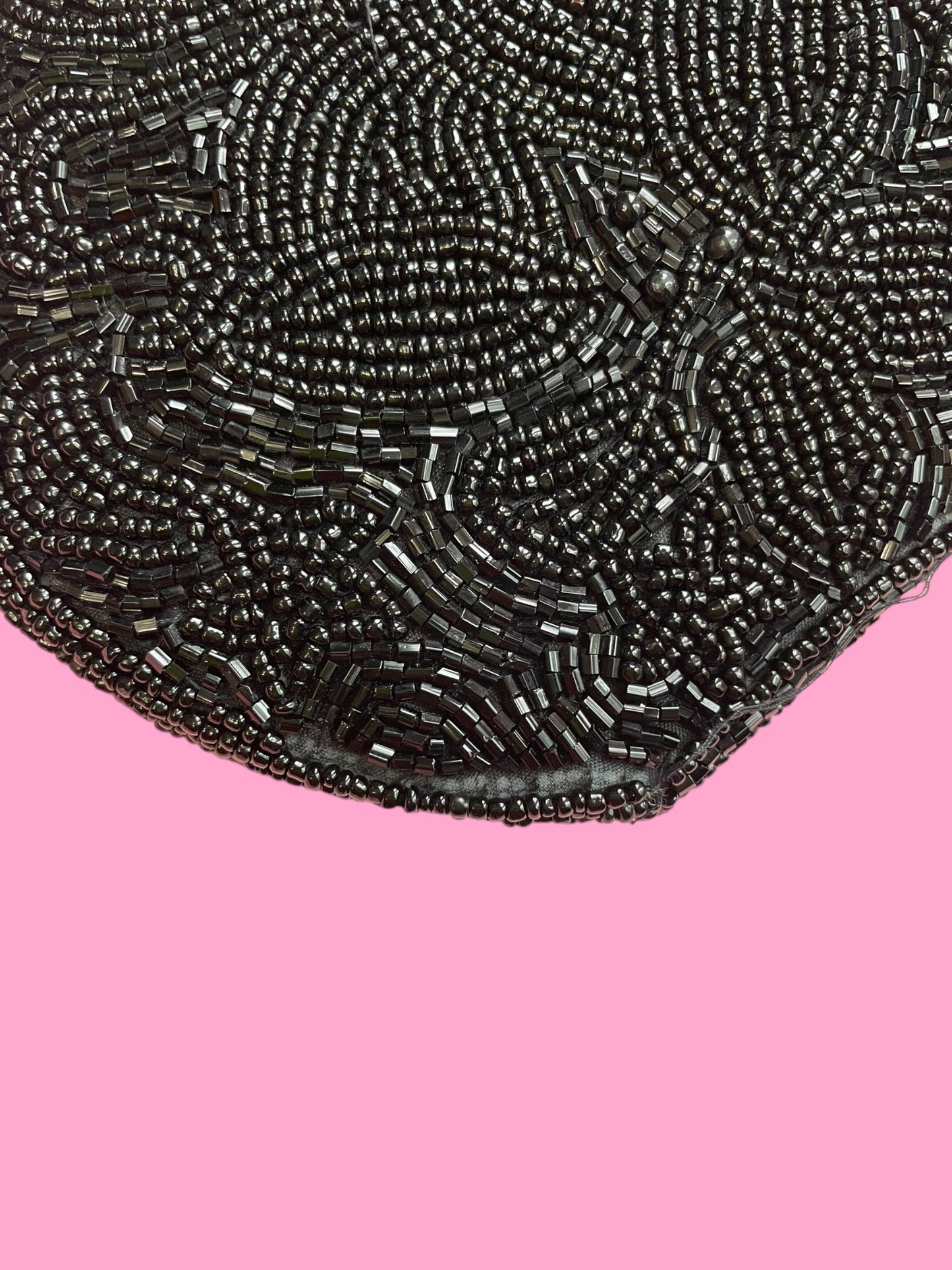 Vintage Beaded Circle Bag