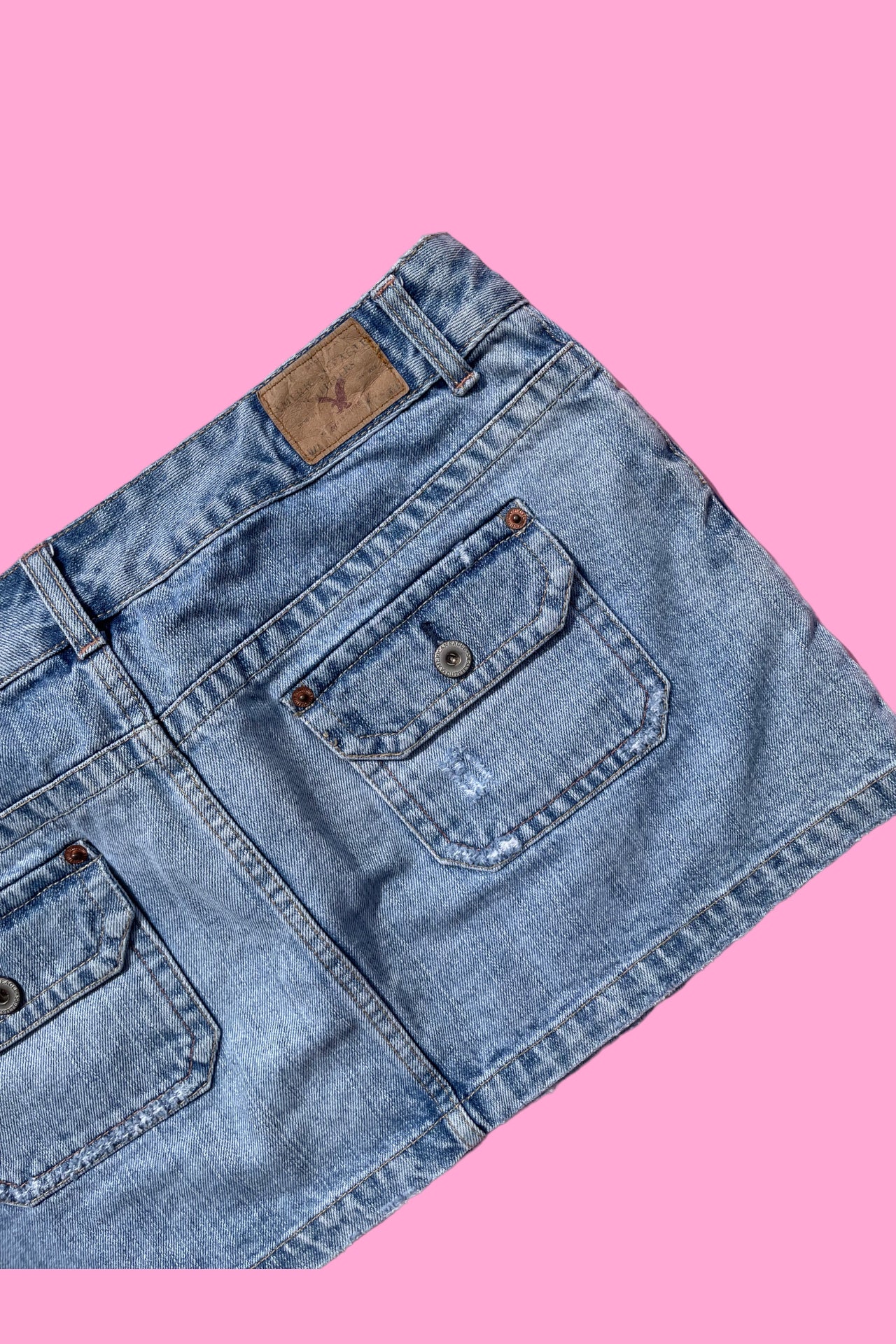 Denim Mini Y2K Skirt