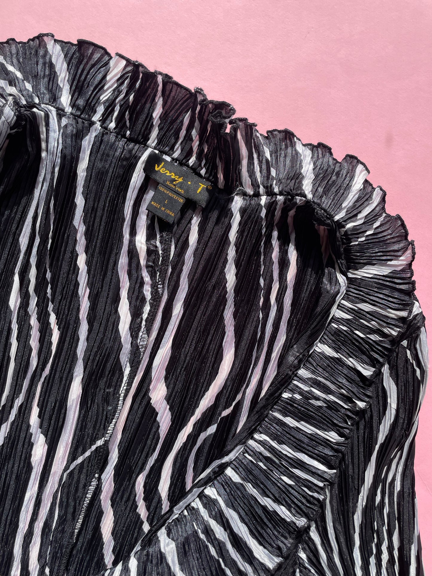 Vintage Zebra Print Top