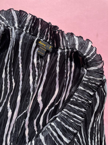 Vintage Zebra Print Top
