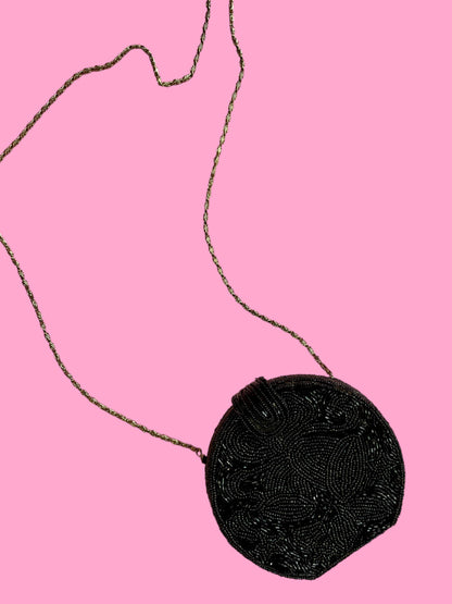 Vintage Beaded Circle Bag