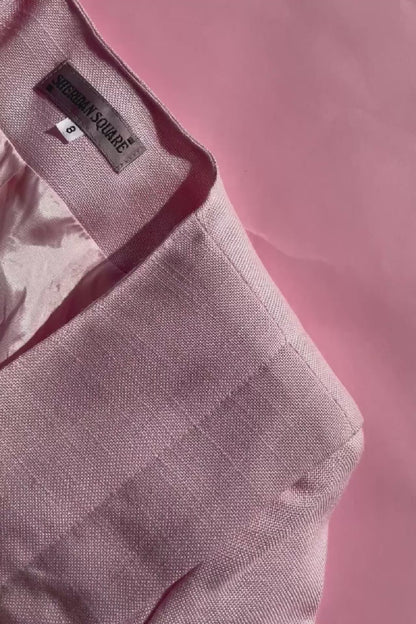 Reworked Vintage Pink Suit Set